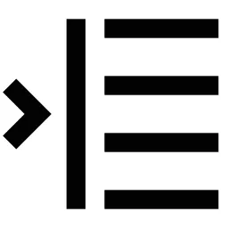 Align Left Indent Icon