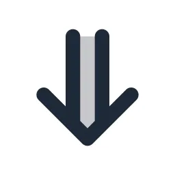 Arrow Double Bottom Duotone Icon