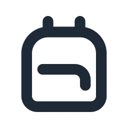 Backpack 2 Line Icon