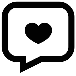 Heart Chat Icon