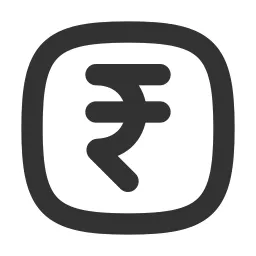 Rupee Square Icon