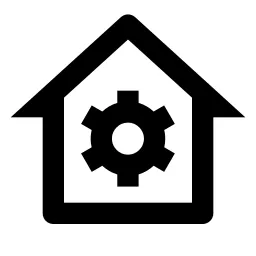 Home Gear Line Icon
