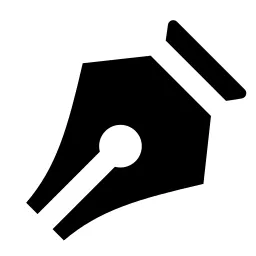 Pen Nib Fill Icon