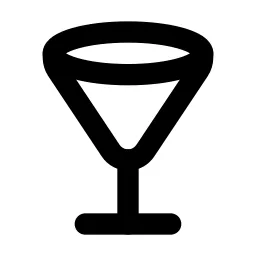 Glass Cocktail Line Icon