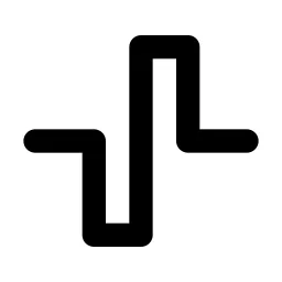 Wave Square Line Icon