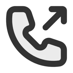 Phone Outgoing Duotone Icon