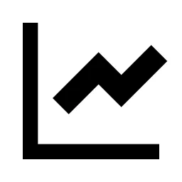 Line Chart Fill Icon