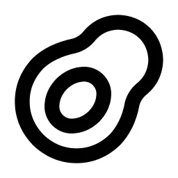 Avocado Line Icon