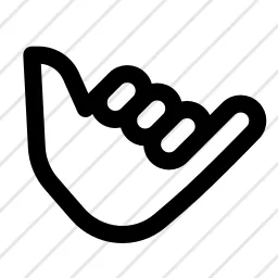 Shaka 1 Call Me Hang Ten Icon
