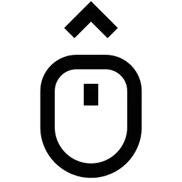 Mouse Pointer Up Icon
