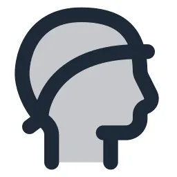 Head Cap Duotone Icon