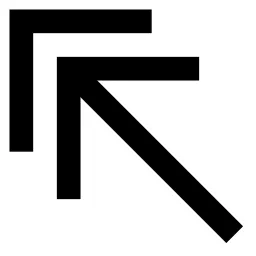 Double Arrow Up Left Icon