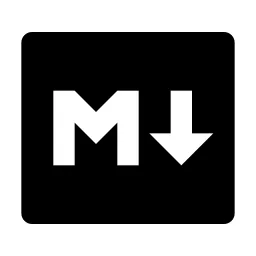 Markdown Fill Icon