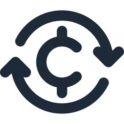 Cent Exchange Line Icon