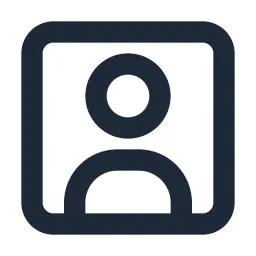 User Box Line Icon