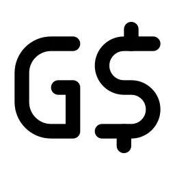 Currency Dollar Guyanese Line Icon