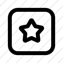 Review Star Square Icon