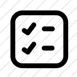 Square Checklist Checklist Box Check List Icon