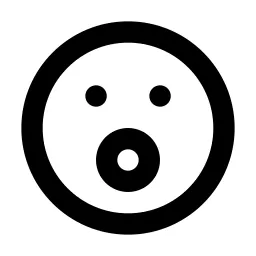 Mood Surprised Line Icon