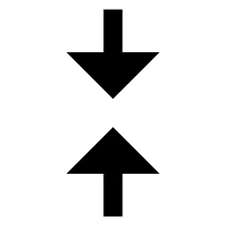 Collapse Vertical Fill Icon
