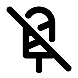 Ice Cream Off Line Icon