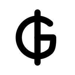Currency Guarani Line Icon