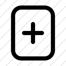 Slide Tall Add Icon
