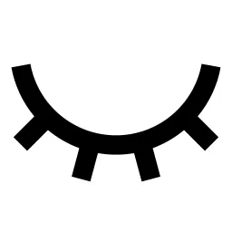 Eye Close Line Icon