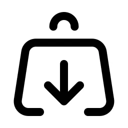 Shopping Bag Arrow Down Icon