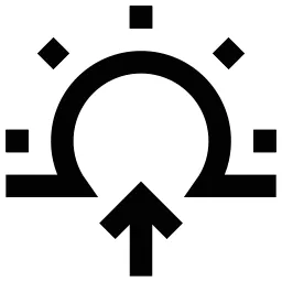 Sunrise Arrow Up Icon