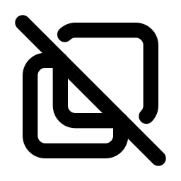 Layers Off Line Icon