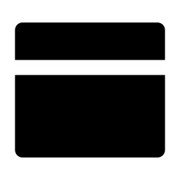 Layout Top Fill Icon