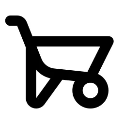 Garden Cart Line Icon