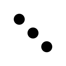Dots Diagonal 2 Line Icon