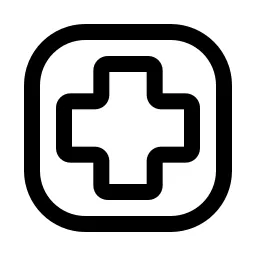 Pharmacy Cross Tag Icon