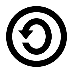 Creative Commons Sa Line Icon