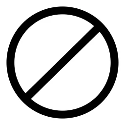 Prohibition Icon