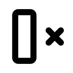Column Remove Line Icon