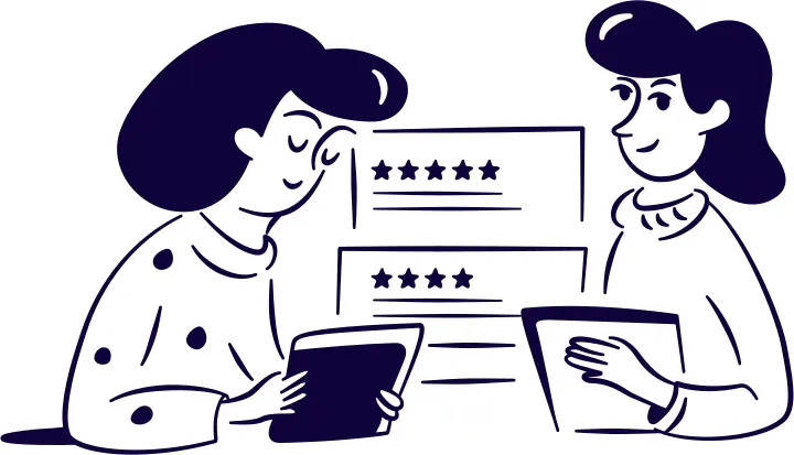 People with Reviews