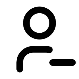 User Minus Line Icon