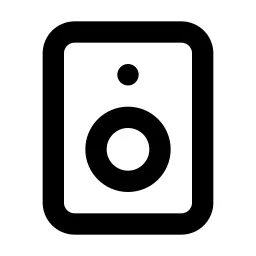Device Speaker Line Icon