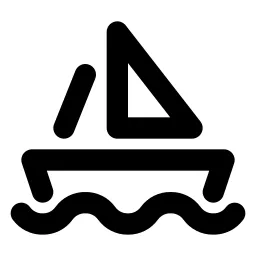 Sailboat Line Icon
