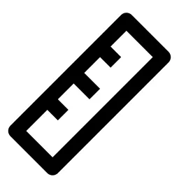 Ruler Line Icon