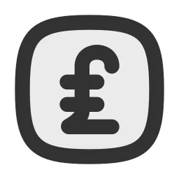 Liras Square Duotone Icon