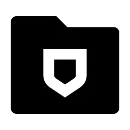 Folder Shield Fill Icon