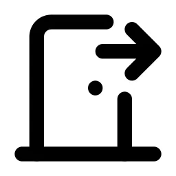 Door Exit Line Icon