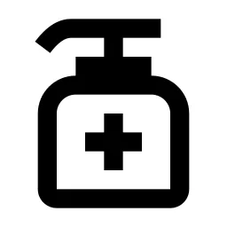 Hand Sanitizer Line Icon