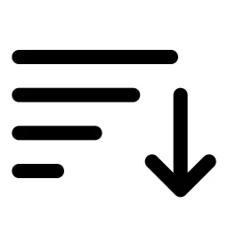 Sort Down Icon