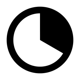 Percentage 33 Line Icon