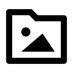 Folder Image Line Icon